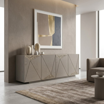 Kredens projekt mebli do salonu salon w stylu włoskim Kredens