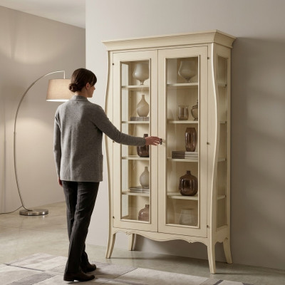 Włoskie Meble Gablota Szafa Look Szafki Design Pokój Dzienny Nowość