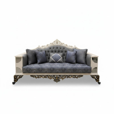 Luksusowa Sofa 3 miejsce do siedzenia Sofa Noble Elegancka Sofa do Salonu Art Deco Nowość