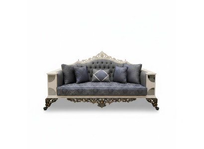 Luksusowa Sofa 3 miejsce do siedzenia Sofa Noble Elegancka Sofa do Salonu Art Deco Nowość