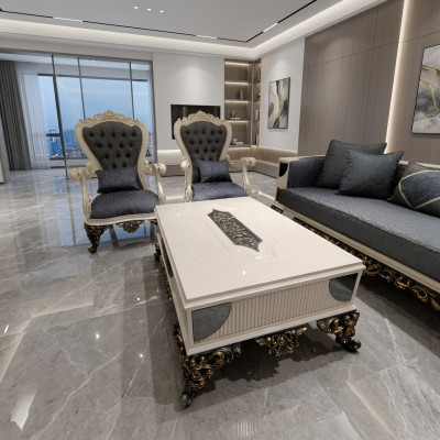 Designerski stolik kawowy do salonu stolik kawowy specjalny urok meble