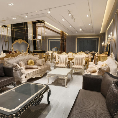 Designerski Zestaw do Salonu Sofy Stylowy Fotel Nowoczesny stolik kawowy Zestaw sofowy