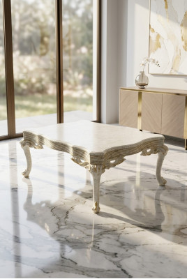 Salon Elegancki stolik kawowy Elegancki stolik kawowy Urok mebli do salonu