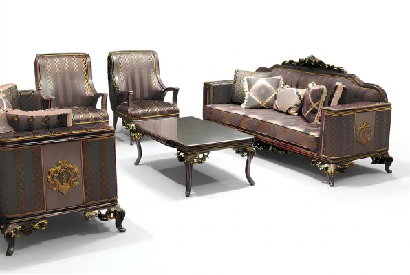 Zestaw do salonu zestaw sofowy naturalne kolory design meble tapicerowane stolik kawowy