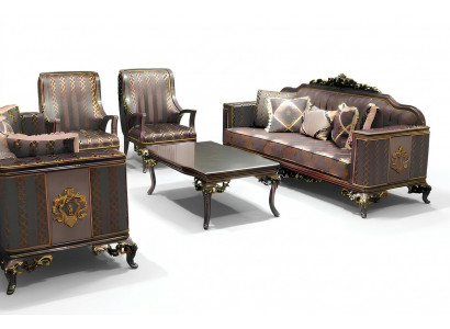 Zestaw do salonu zestaw sofowy naturalne kolory design meble tapicerowane stolik kawowy