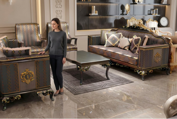 Modern Luxe 3 miejsce do siedzenia Premium Sofa Sofa do Salonu Sofa Wygodna Nowość
