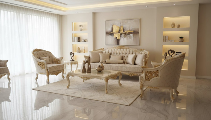 Stylowe Meble do Salonu Zestaw sofowy Zestaw Sofa do Salonu 2x Fotel