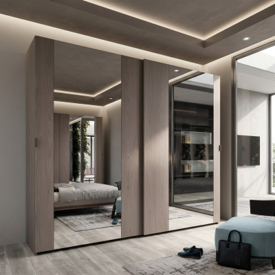 Szafa Luxury Design Sleep Pokój Szafki Sukienki Drewno Szafa