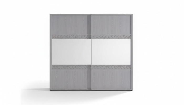Drzwi przesuwne Szafa Szafa Szafa z Lustro Drewno Luxury Modern