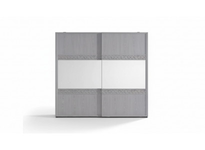 Drzwi przesuwne Szafa Szafa Szafa z Lustro Drewno Luxury Modern
