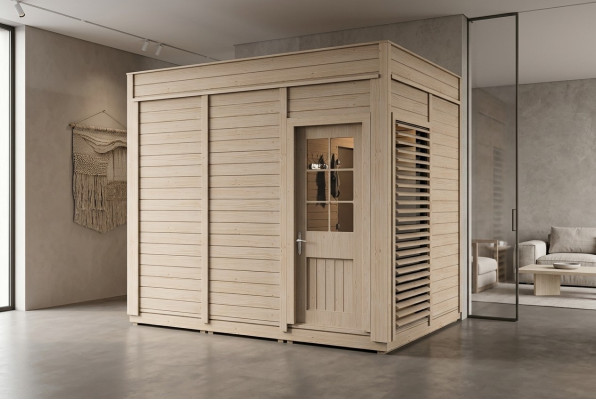 Sauna Drewno Woodpro Sauna ogrodowa Drewniana Sauna Zewnętrzna Sauna sucha 345x245x318