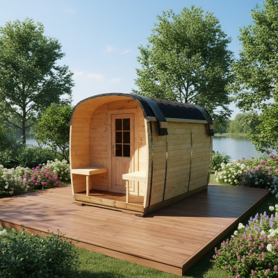 Sauna Drewno sauna sucha ogrodowa sauna drewniana sauny zewnętrzne 300x230x270
