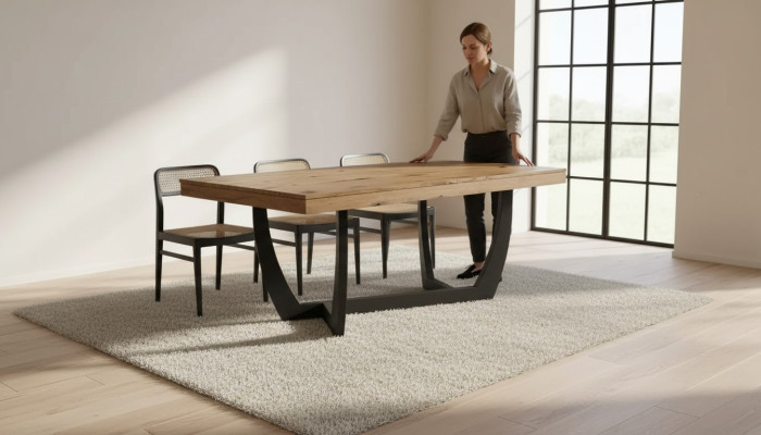 Stół obiadowy stół kuchenny 180x90 designerskie stoły Drewno drewniany stół stoły do ​​jadalni