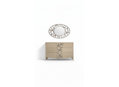 Kredens Sypialnia Lustro Komody Drewno nowoczesny design luksusowy