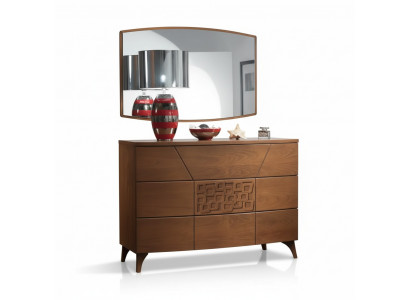 Zestaw Sypialnia Kredens Lustro Luxury Complete Modern Komody 2-częściowy