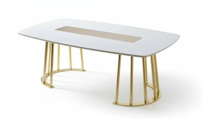 stolik kawowy Biały Nowoczesne Meble do Salonu Tabela Luxury Design New Luxury