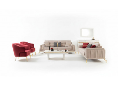 Zestaw do salonu Zestaw sofowy 3311 sofa rozkładana komplet Meble