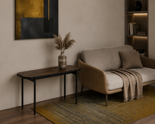 Szafka kawowa do salonu Luxury Meble Tabela brązowa Stolik Design