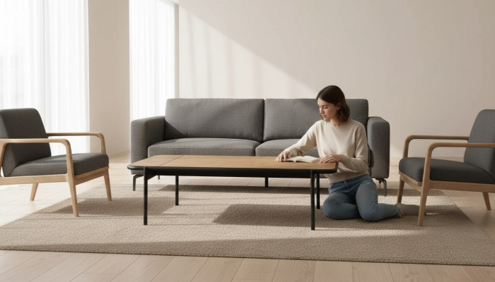 Szafka kawowa do salonu Nowoczesne Meble Tabela Luxury Stolik Design