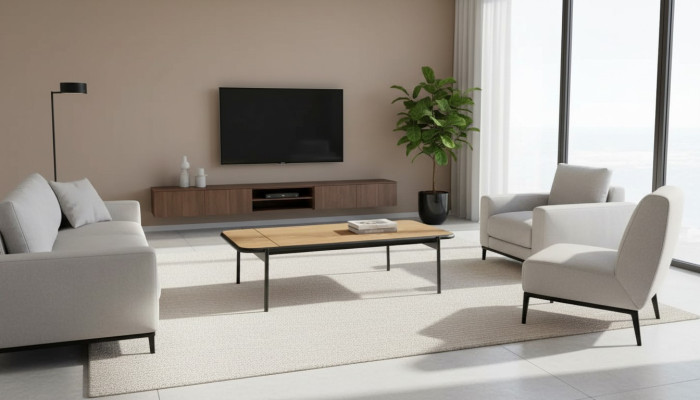Szafka kawowa do salonu Nowoczesne Meble Tabela Luxury Stolik Design