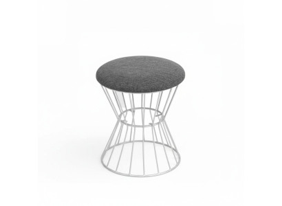 Podnóżek Stołek Cube Luxury Meble Design Style Lounge Club Materiał