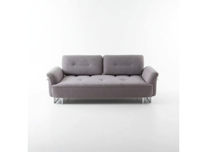 Sofa 3 miejsce do siedzenia Włókienniczy Living Room Design Modern New Luxury Biały szary