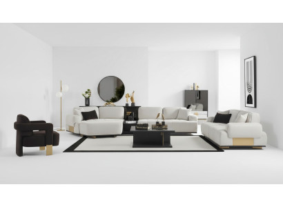 Zestaw do salonu Narożnikowa kanapa w kształcie litery L 31 miejsce do siedzenia sofa zestaw kanapa Meble sofy