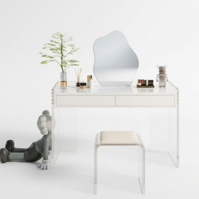 Białe Stillvoler Toaletka Design Sypialnia Szuflady Meble Drewniane