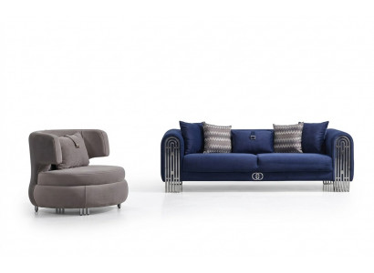 Luksusowy Zestaw sofowy Kanapa Meble 3+1 miejsce do siedzenia Kanapy Sofa Podkładka Meble 2-częściowa