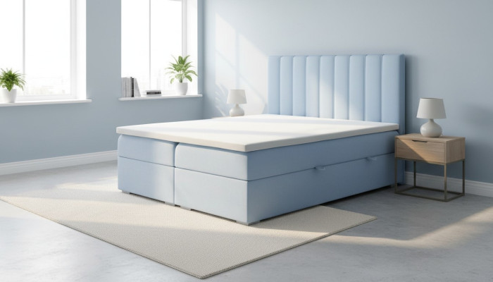 Podwójne łóżko Sypialnia Designer Łóżko Modern Box Spring Bed Luxury Meble