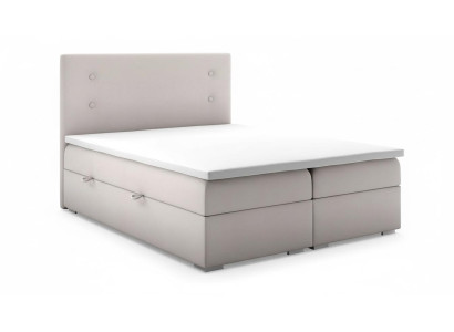 Sypialnia Łóżko Podkładka Modern Design Luksusowe Podwójne łóżko Beige Box Spring Bed