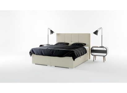 Sypialnia Łóżko Podkładka Materiał Design Luxury Meble Podwójne łóżko z materacem sprężynowym