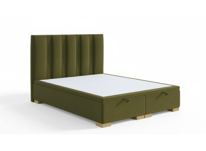 Sypialnia Łóżko Podwójne łóżko Nowoczesne Designerskie Meble Green Łóżko tapicerowane