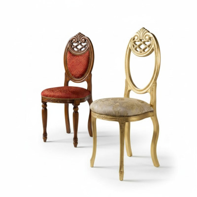 Designerski fotel Luxury Classic Jadalnia Krzesło Siedziba Meble
