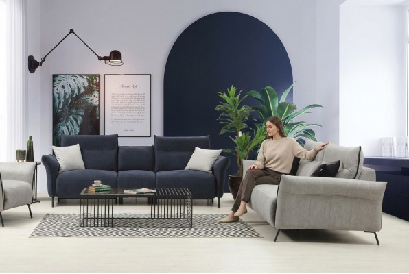 Zestaw sofowy zestaw 2szt sofa kanapa fotel tapicerowany nowoczesny designerski luksusowe meble