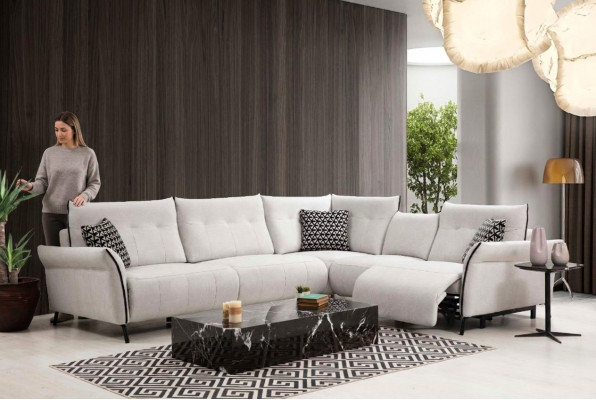Narożnikowa kanapa Sofa do Salonu Sofa Podkładka Włókienniczy Meble Modern Designer Nowe