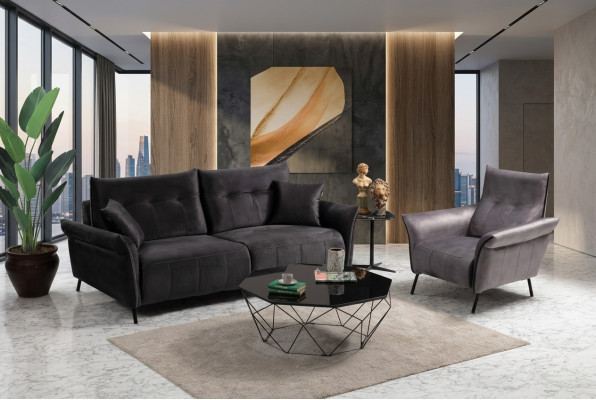 Pokój dzienny Ustawić Modern Design Meble Luksusowy Zestaw sofowy Zestaw 2 szt.
