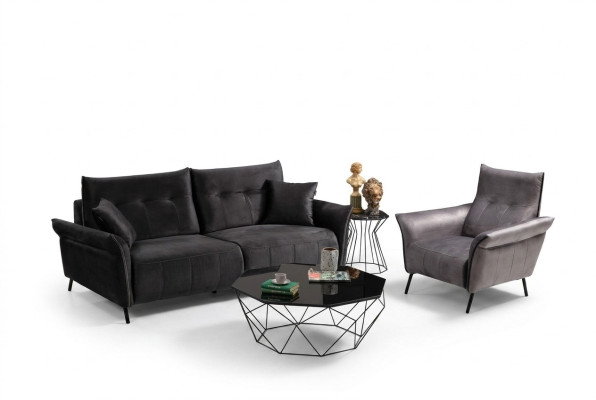Pokój dzienny Ustawić Modern Design Meble Luksusowy Zestaw sofowy Zestaw 2 szt.