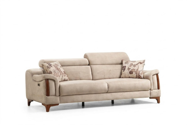 Sofa Trzyosobowa Kanapa Salon Designerskie Meble Nowoczesne Podkładka Włókienniczy
