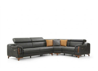 Narożnikowa kanapa Sofa w kształcie litery L Podkładka Modern Włókienniczy Meble Living Room