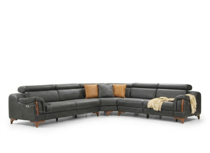 Narożnikowa kanapa Nowoczesna Sofa w kształcie litery L Sofa do salonu Podkładka Włókienniczy Materiał Meble