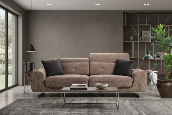 Sofa trzyosobowa w stylu kanapy o nowoczesnym designie Meble tapicerowane luksusowe włókiennicze