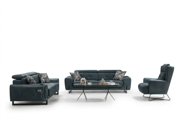 Nowoczesny zestaw 3-częściowy do salonu Zestaw sofowy designerskie meble do siedzenia tapicerowane Fotel nowe