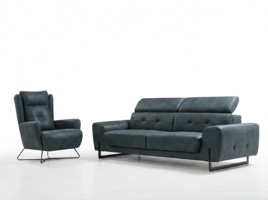 Zestaw sofowy 2-częściowa trzyosobowa sofa do salonu designerskiego Fotelu Włókienniczego Meble