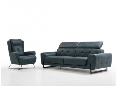 Zestaw sofowy 2-częściowa trzyosobowa sofa do salonu designerskiego Fotelu Włókienniczego Meble