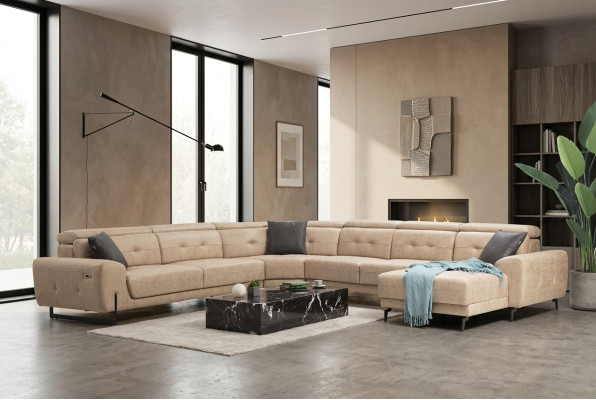 Narożnikowa kanapa Kształt U Meble do siedzenia Designerskie Meble do siedzenia Nowoczesna Sofa Kanapa Podkładka