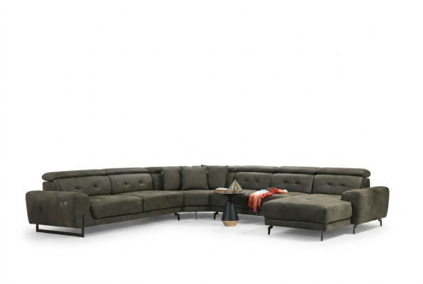 Salon Narożnikowa kanapa Kształt U Luksusowe Meble Nowoczesna Sofa Zestaw Narożny