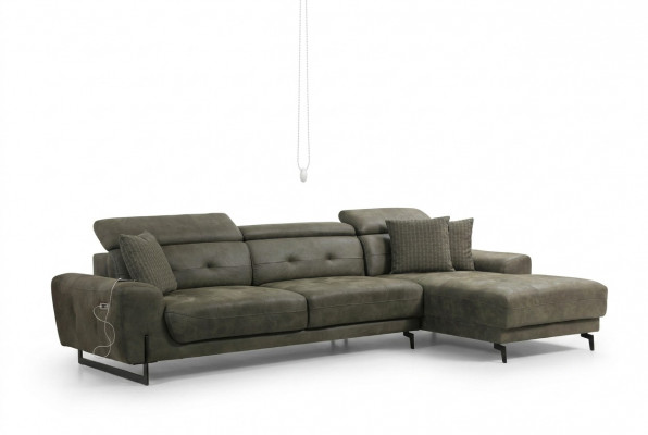 Relaks Narożnikowa kanapa L-Shape Luksusowe Meble Salon Narożnik Sofa Kanapa Podkładka Nowoczesna Nowość