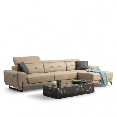 Luksusowa Sofa do Salonu Kanapa w kształcie litery L Designerskie Meble Nowoczesne Meble Wypoczynkowe Meble tapicerowane