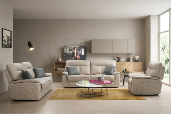 Designerski zestaw sofowy 3 sztuki nowoczesne meble tapicerowane do salonu w komplecie
